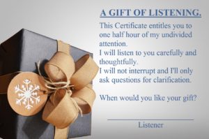 present-1209742_1280 reverse image TEXT - A gift of Listening